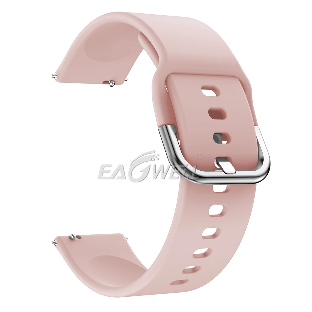 Pink Силиконовый 20 мм Универсальный сменный ремешок для часов Garmin Approach S40 ремешок для часов Garmin Forerunner 645MUSIC 245M Wirst ремешок - Цвет: Pink