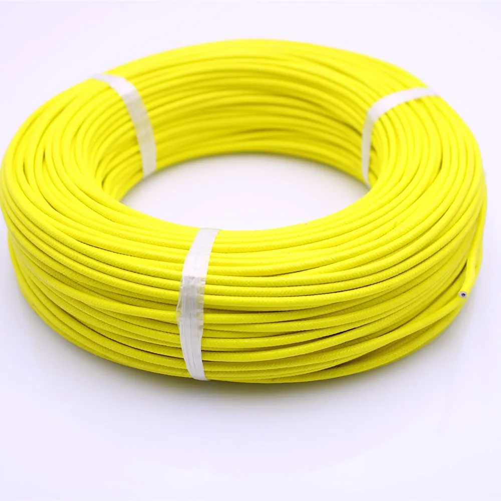 Silicone wire and cable glass fiber heat-resistant 300 � C high temperature 0,3mm 0.5mm 0,75mm 1,0mm 1,5mm 2,5mm 4mm 5mm 6mm
