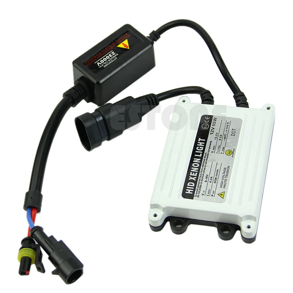 Reemplazo de lastre de 55W HID CA 12V del coche комплект de conversión H4 H7 LX9C