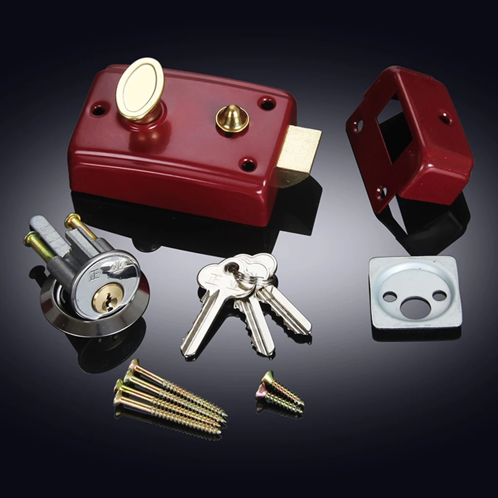 

Anti-Theft Home Strong Universal Heavy-Duty Door Lock Lock Indoor Mortise Single Tongue Door Lock Security Single Open With Key