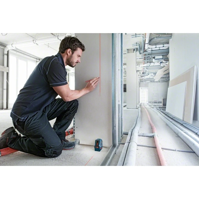 Нивелир лазерный Bosch GLL 2 10 (Вертикальная и горизонтальная проекция рабочее