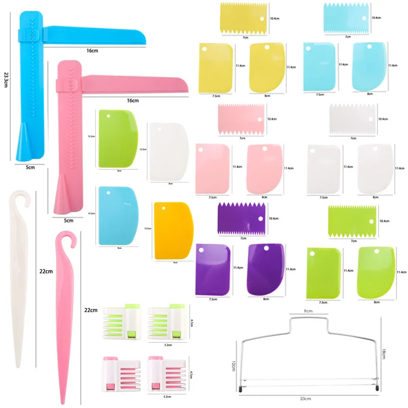Baking tool baking accessories Cake Slicer Adjustable 5 Layers Leveler Cutting Fixator Guide Tool Stratification Auxiliary Slicing Bread Slice Even Tools