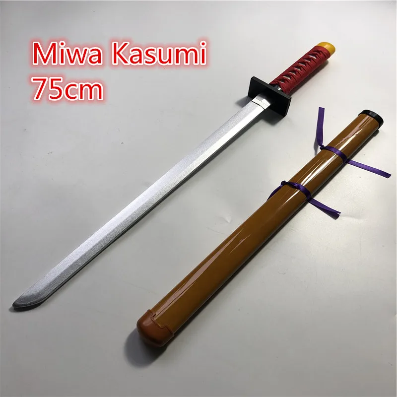 

Anime Miwa Kasumi Cosplay Prop Otsukotsu Yuta Wooden Sword wood Weapons for Halloween Carnival Party Events 75cm