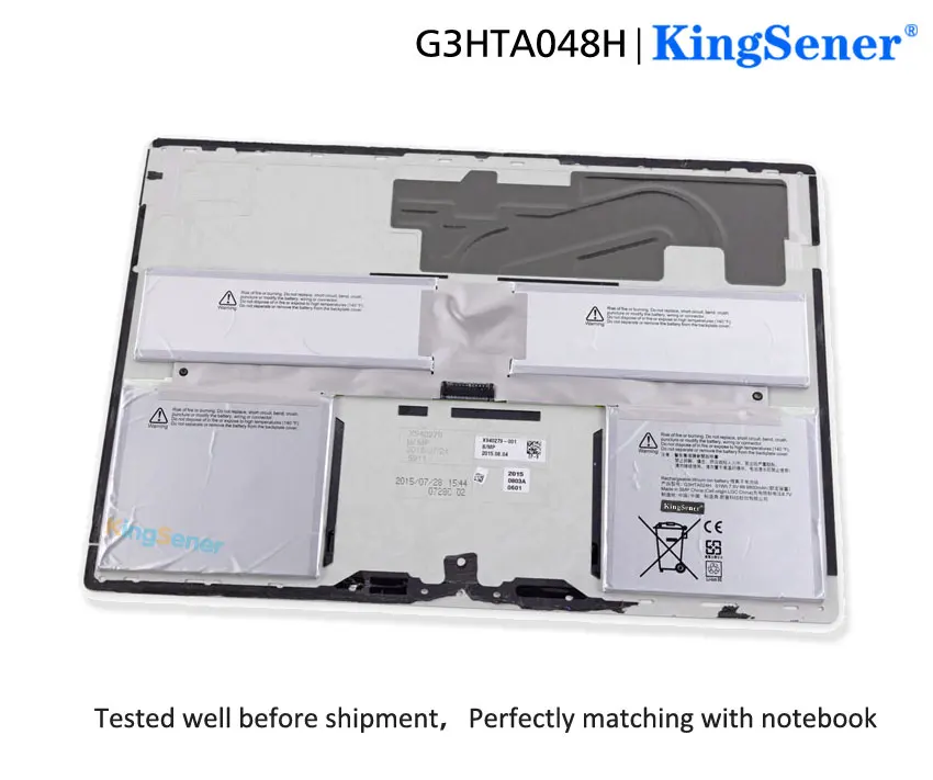 Kingsener-bateria de teclado customizada para microsoft surface