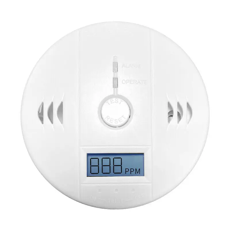 Kitchen LCD Combination Carbon Monoxide Gas Detector Alarm Battery Warning Home 