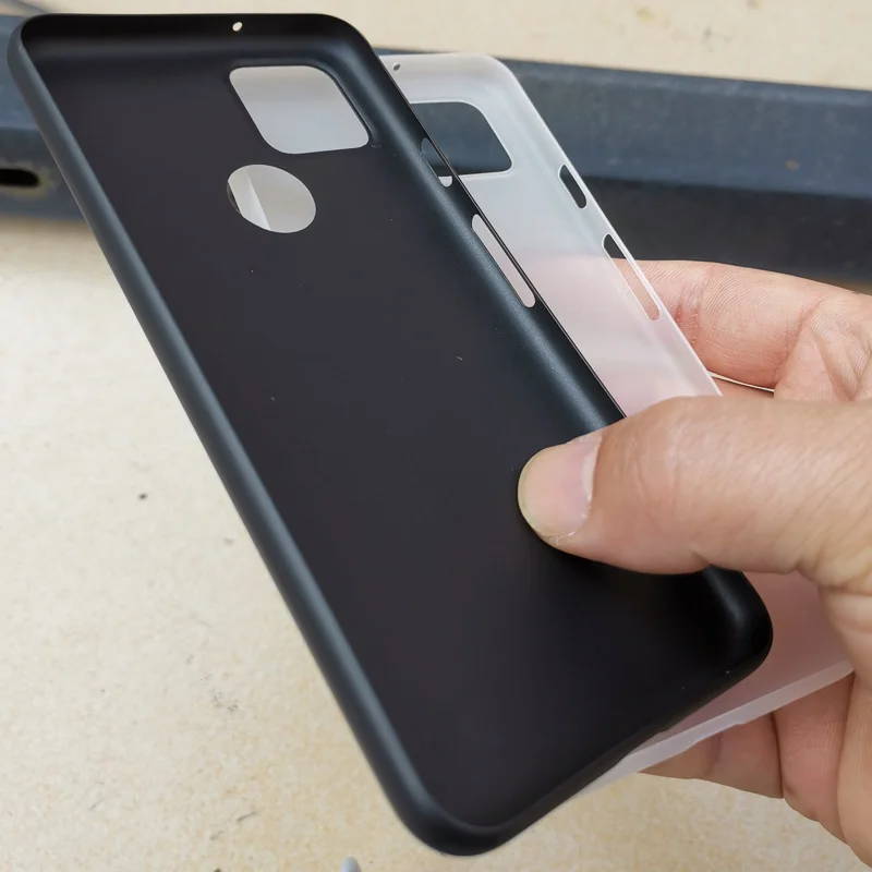 Verco Custodia per Google Pixel 5, in silicone trasparente, trasparente
