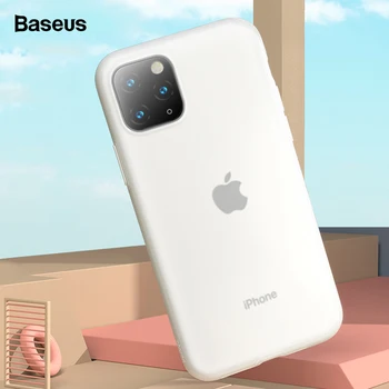 

Baseus Phone Case For iPhone XI Pro Max Luxury Soft Liquid Silicone Back Cover For iPhone 11 XIR Max 2019 Case Coque Fundas Capa