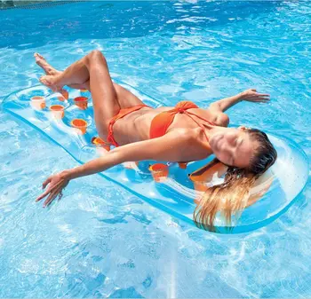 

sunbathe bed toy inflatable bed child Children's Summer Beach Inflatable Kid's Outdoor Toy Swimming Ring Adult Child Pool Sea