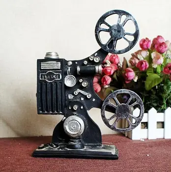 

Vintage player projector projector model for old style soft - fitting window photography props