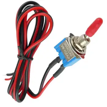 

Vehemo Rocker Toggle Switch Car Power Rocker Switch Line Cable Power Rocker Switch Cord for Adapter Accessories Button