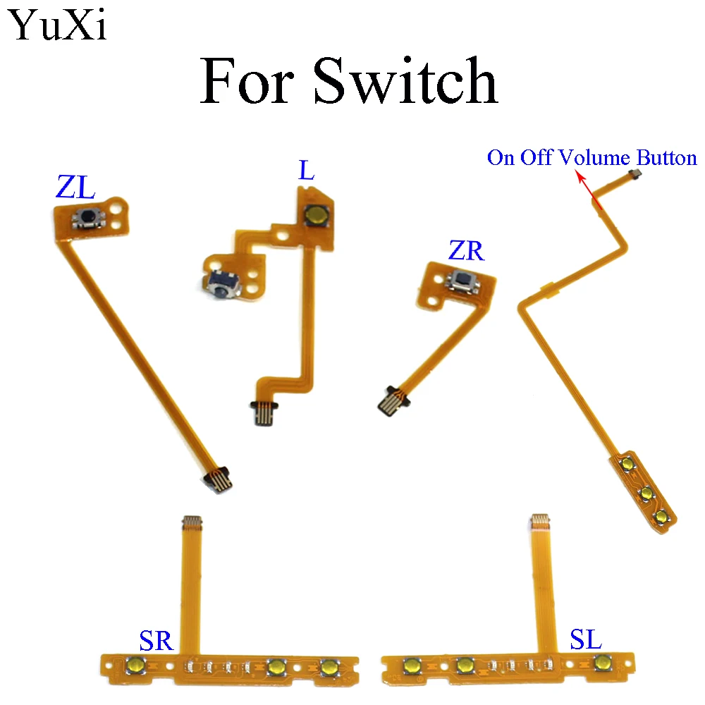 

YuXi Replacement For Nintend Switch Joy-Con ZR ZL L SL SR Button Key Ribbon Flex Cable For NS repair cable