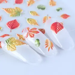 3D наклейки для ногтей цветы DIY украшения ногтей слайдер для переноса воды для маникюра дизайн ногтей Декоративная наклейка для ногтей *
