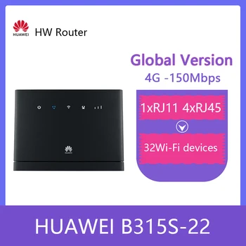 Odblokowane routery bezprzewodowe Huawei 4G B315 B315s-22 + antena 4G CPE routery WiFi Hotspot Router z gniazdem karty Sim PK B310 tanie i dobre opinie CN (pochodzenie) IEEE 802 11b g n 2 4G 150mbs 4G 3G 5dBi 802 11g 802 11n 150 Mb s WPA-PSK WPA2-PSK