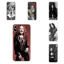 TPU телефон для Xiaomi Redmi Note 8 8A 8T 10 K30 5G Pro для Motorola G G2 G3 G4 G5 G6 G7 Plus Janis Joplin American Singer(China)
