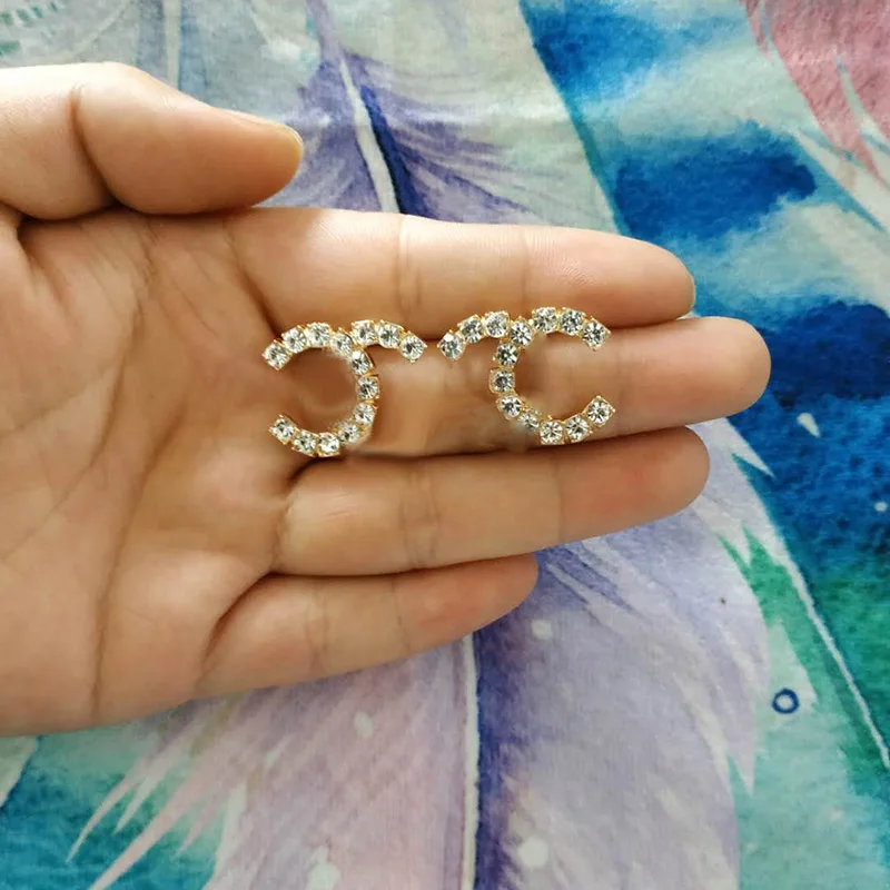 Pendientes брендовые серьги в виде капель для Для женщин Oorbellen Роскошные символ брендовые серьги, модные ювелирные изделия, с украшением в виде кристаллов длинные серьги, бижутерия - Окраска металла: TE0094 White