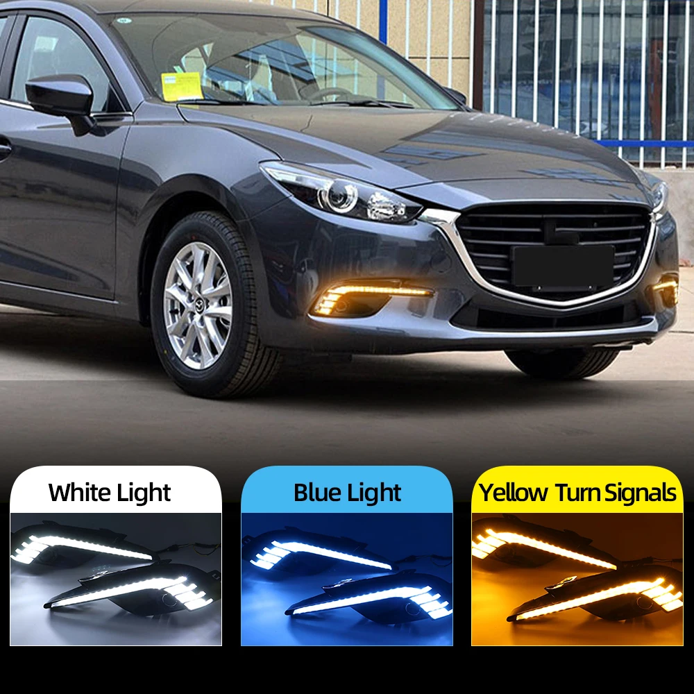 Cscsnl 2pcs Drl For Mazda 3 Mazda3 Axela 2017 2018 Daytime Running
