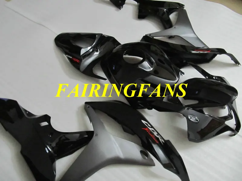 Инжекторный комплект для HONDA CBR600RR F5 07 08 CBR 600 RR CBR 600 RR CBR 600 2007 2008 черный серый Обтекатели+ подарки HJ49