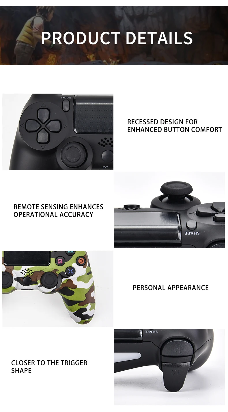 PS4 беспроводной Bluetooth контроллер для sony PS4 Playstation 4 консоль Dualshock4 джойстик геймпады пульт дистанционного управления