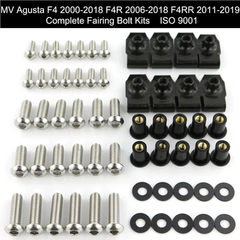 

For MV AGUSTA F4 2000-2018 F4R 2006-2018 F4RR 2011-2019 Motorcycle Complete Full Fairing Bolts Kit Screw Nuts Stainless Steel