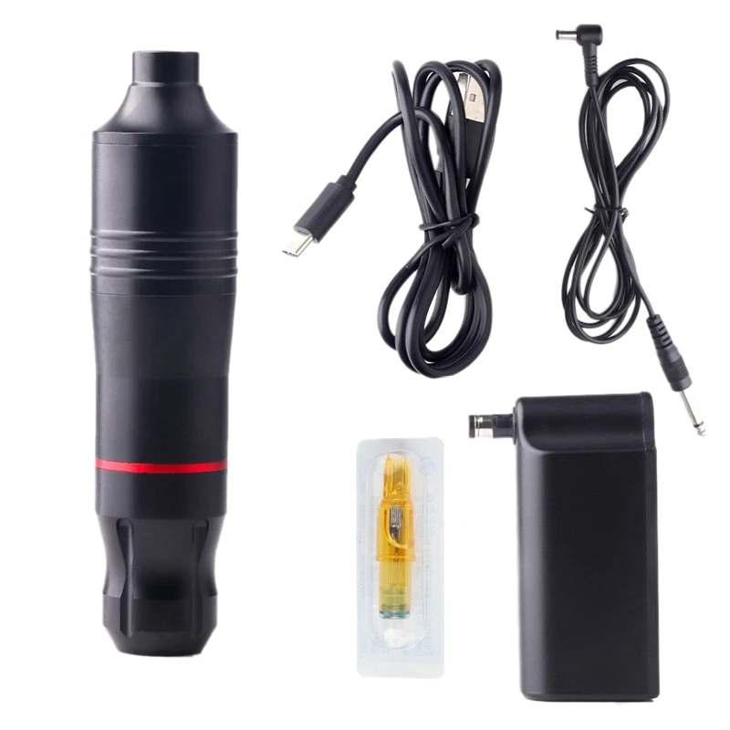 

Rotary Tattoo Machine Pen Silent Motor Eyebrow Lip Eyeliner Permanent Makeup Tattoo with DC Mobile Power