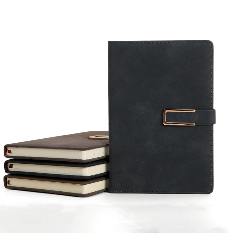 

Business Leather Diary Notebook A6 A5 PU Travelers Journal Thicken School Office Meeting Record Notepad Handbook Stationery Gift