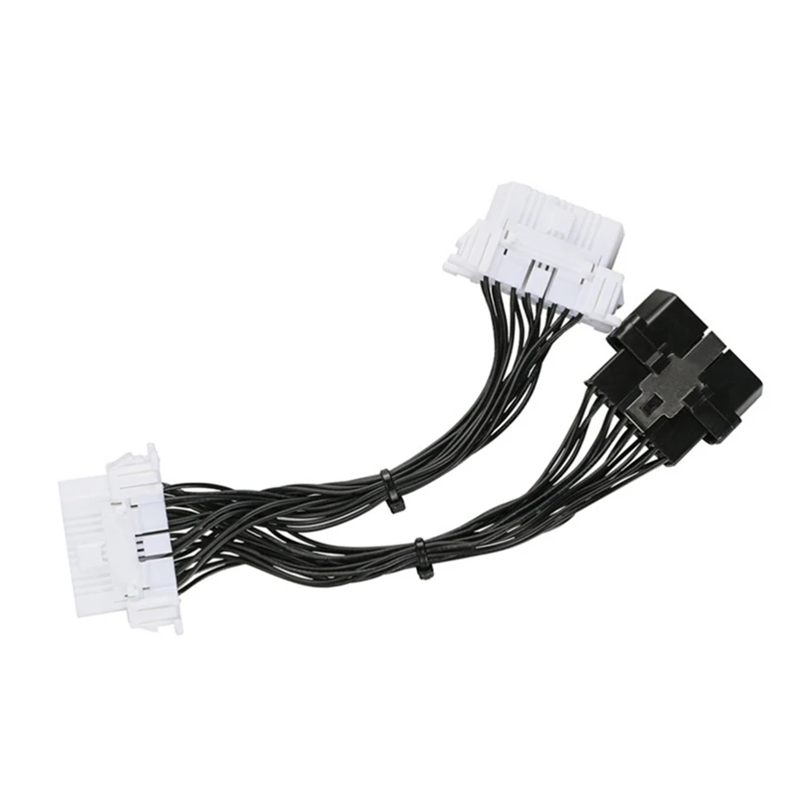 2-10 шт. OBD 2 Y разветвитель Удлинительный кабель OBD2 16-контактный штекер-гнездо ELM327