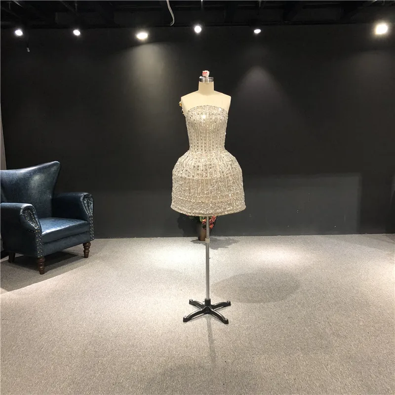 ZuhairMurad 2021 роскошное 100% реальные фотографии тяжелые бусины без бретелек бальное