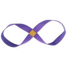 Женский эластичный ремень для йоги, смешанный пояс и оборудование для упражнений на талии, для тренажерного зала, веревка для фитнеса-фиолетовый