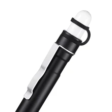 Три части черный сенсорный защитный колпачок карандаша алюминиевый сплав съемный защитный рукав высокое качество тонкий контроль черный серебристый