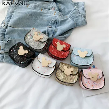 

Mini 11cm Shiny PU Children Bags Gold High End PU Party Kid Evening Bags Spring sweet Child Shoulder bag Children's Clothing bag