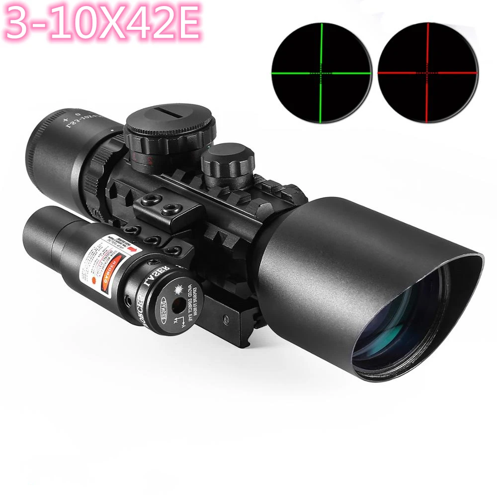 3-10X42E M9C прицел с красной точкой широкоугольный для наблюдения за птицами