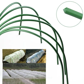 

6Pcs Greenhouse Hoops Plant Hoop Grow Garden Tunnel Hoop Support Hoops Plant Holder Tools for Garden Stakes Farm Agriculture