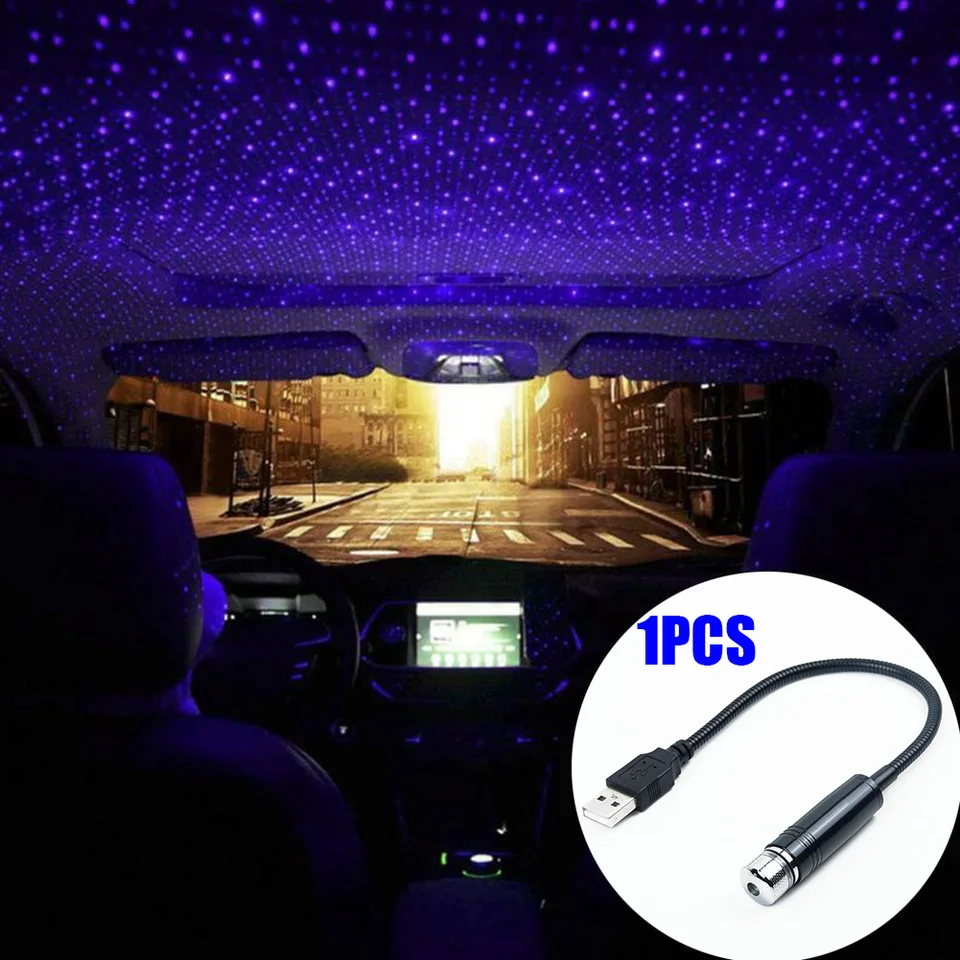 Car Roof Atmosphere Lamp Interior Ambient Star Lights Led Usb Lamp Interior Ambient Star Lights Led