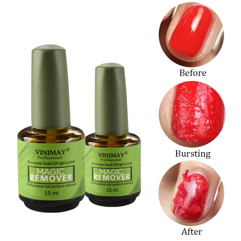 

Magic Burst Cleaner Nails UV Gel Nail Polish Remover Soak Off Nail Polish Degreaser Nails Art Primer Quickly Manicure Tools