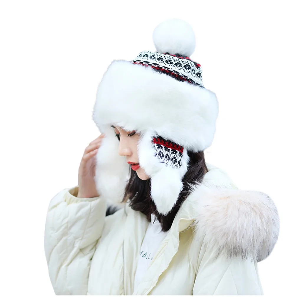 Классическая женская шапка в этническом стиле, модная теплая зимняя ...