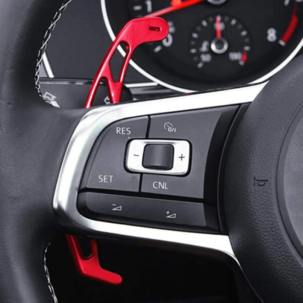 1 пара лопасти переключения рулевого колеса автомобиля Расширенный для GOLF GTI R GTD GTE MK7 7 POLO GTI Scirocco 2014-2019 Сменные поддоны