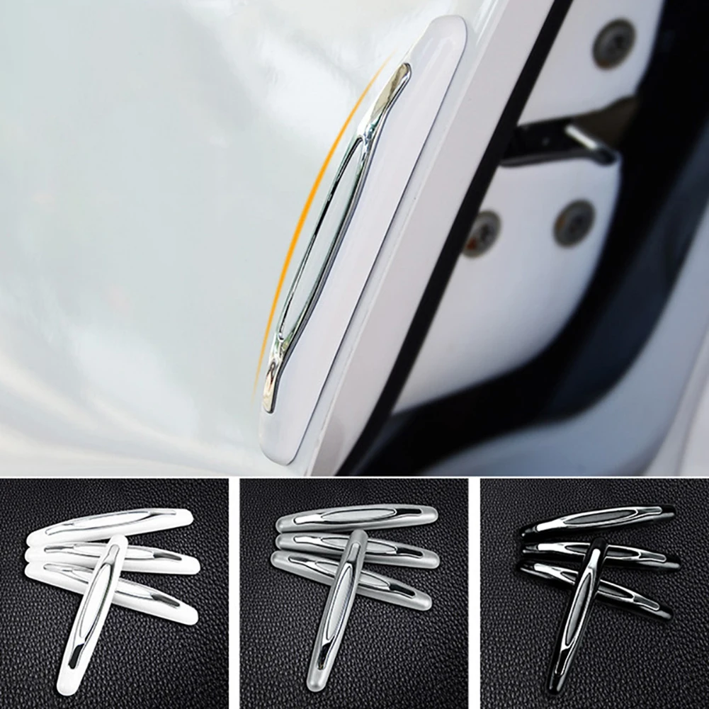 4 шт. Универсальная автомобильная дверь защитная полоса для края царапин протектор угловой бампер полосы-наклейки ПВХ анти-столкновения Краш бар паста