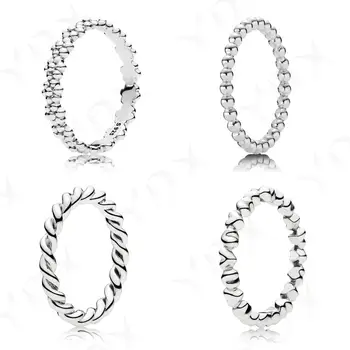 

YDX 925 Sterling Silver Wedding Rings For Simple Design Couple Romantic Anniversary Women Man Jewelry