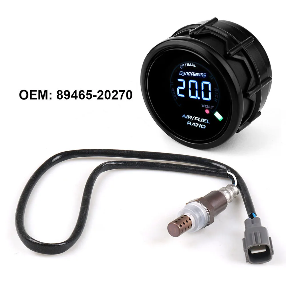 

2'' 52mm Smoke Air Fuel Ratio Gauge Narrowband O2 Oxygen Sensor For Toyota RAV4 CARINA CALDINA CAMRY OEM:89465-20270