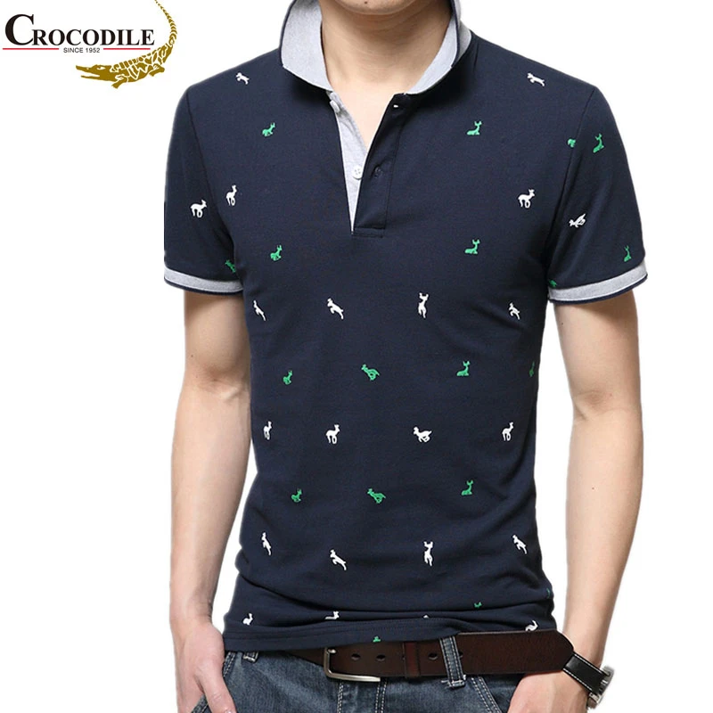 polo shirt with crocodile logo