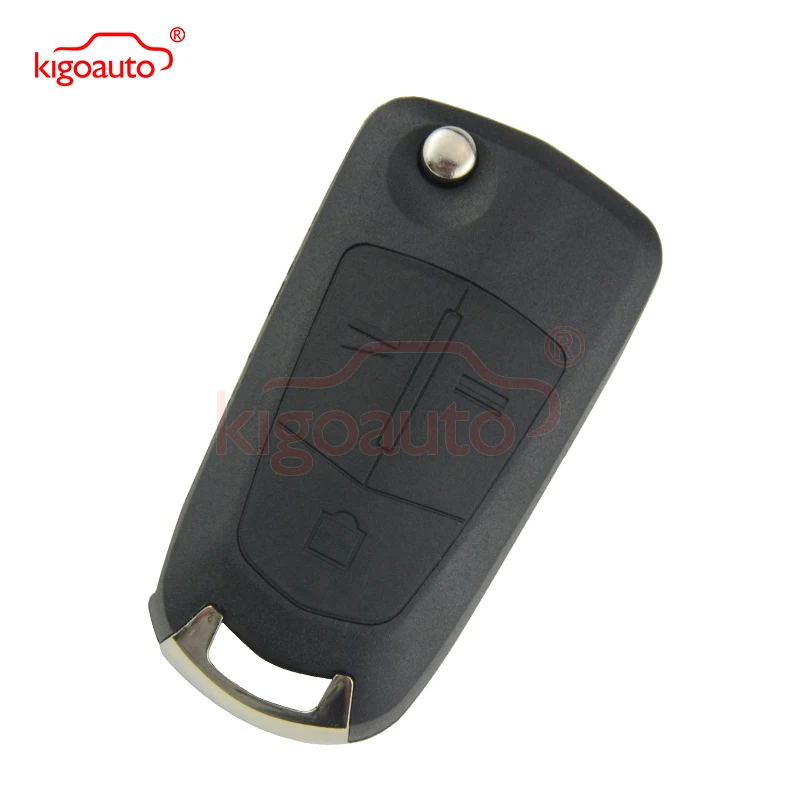 Флип дистанционного ключа автомобиля оболочки чехол 3 кнопки для Vauxhall Opel Astra H Corsa D Vectra C Zafira kigoauto