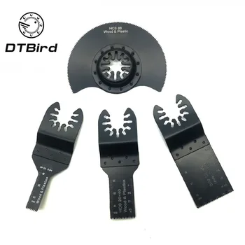 

4pcs/set Multi-Function Saw Blade Accessories Oscillating Tool MultiTool Saw Blades for Renovator Power Wood Cutting Tool Bits