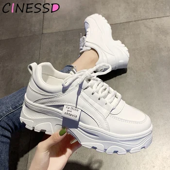 

Sport Shoes Women White Platform Sneakers Women Stylish Women Sneakers Casual Sport Shoes Woman Running Shoes for Women Outdoor