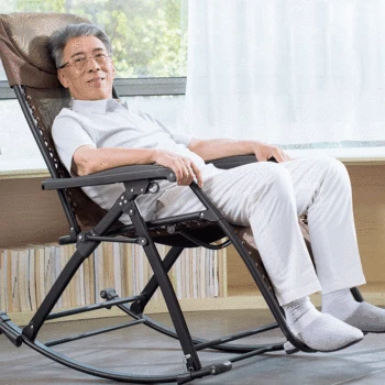 

Zero Gravity Rocking Chairs Lounge Patio Chairs recliner elderly balcony chair Outdoor Yard Beach