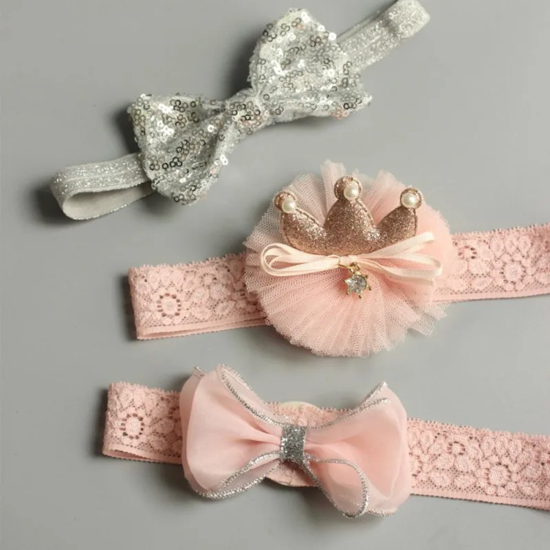 6 Children Girls Headwear Baby Cute Girls Bowknot Floral Design Headband Headwear Apparel Photography Prop Party Cute Gift - Цвет: 6