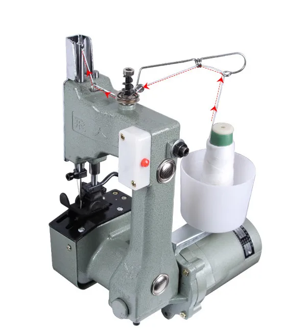 220V GK9-2 Small Portable Electric Sealing Machine Sealing Machine Woven Bag 130W 12000RPM