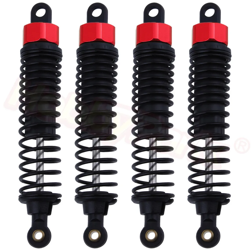 Red 8314 4 шт. 98 мм пластиковый корпус Амортизатор 06002 для Redcat HSP Exceed RC 1/10 Baja Nitro power внедорожный Багги запасные части - Цвет: Red 8314