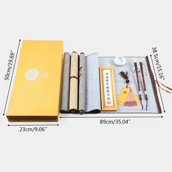 

Reusable Magic Water Writing Cloth Chniese Calligraphy Pratice Painting Scroll Set