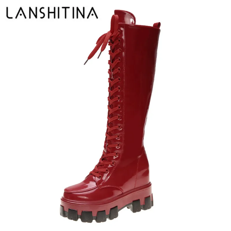 2019 женские сапоги до колена Осенняя обувь на высоком каблуке для ночного клуба