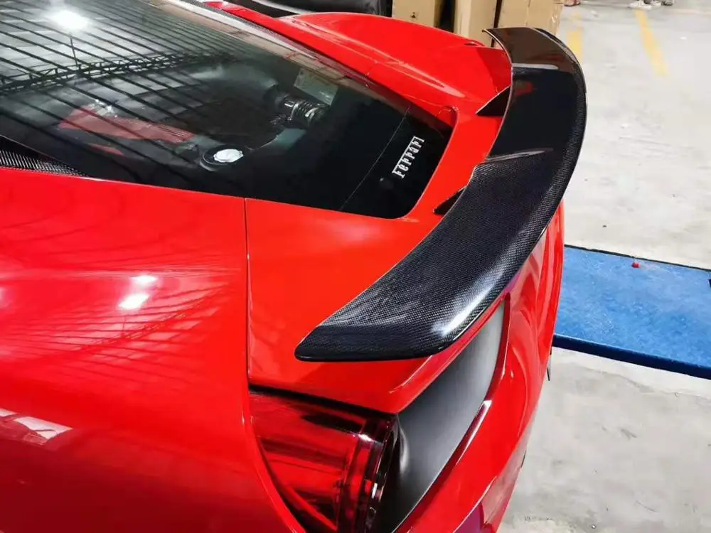 Спойлер из углеродного волокна для заднего крыла багажника, подходит для Ferrari 488 GTB Spider Novitec style